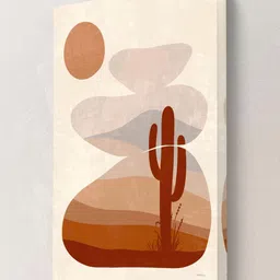 Myntra Elegant Homes Off White Canvas Other Wall Paintings image 2