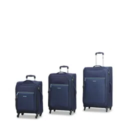Citizen Set Of 3 Striped Soft-Sided Trolley Suitcase-picture-44