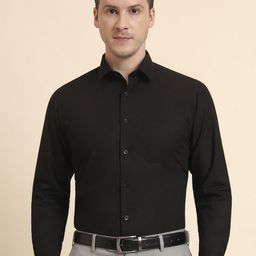 JADE BLUE Cutaway Collar Slim Fit Formal Shirt-picture-7