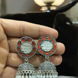 ANTICO Circular Jhumkas Earrings image 5