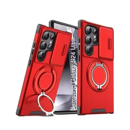 Luxury Kase Shockproof Samsung Galaxy S24 Ultra 5G Magnetic Case With Slide Camera Cover-picture-19