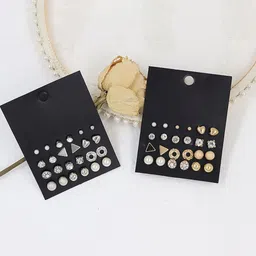 TheVineGirl Geometric Studs Earrings-picture-31