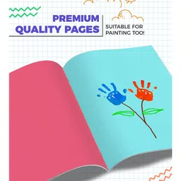 woodsnipe brand Woodsnipe A4 Size Scrap Books for Kids Pack of 12 - 384 Pages image 5