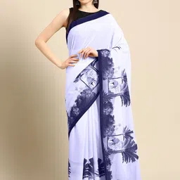 BUTA BUTI Floral Pure Cotton Saree-image-95