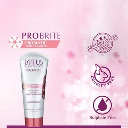 Lotus Herbals Set Of 3 Probrite Illuminating Cream,Night Cream & Cleansing Foam image 5