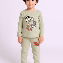 YK X Minute Mirth Boys Tom and Jerry Printed T-shirt with Pyjamas-picture-4