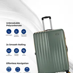 Safari Citymiles Textured Hard Sided Medium Trolley Bag image 5