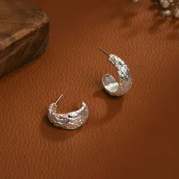 Accessorize Circular Half Hoop Earrings image 1