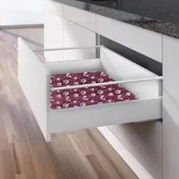 Mopak Decor Pink Set of 1 Regular Shelf Liner Organisers image 3