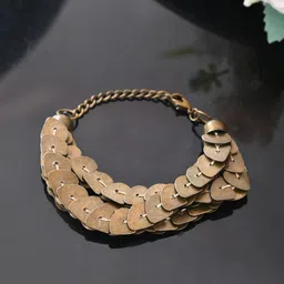 RICHEERA Women Handcrafted Gold-Plated Multistrand Bracelet-picture-40
