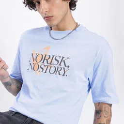 glitchez Typography Printed Relaxed Fit T-shirt-picture-21