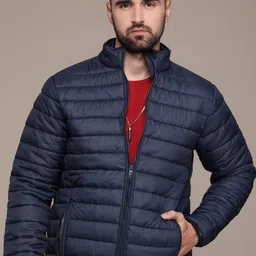 Roadster Men Solid Puffer Jacket-image-14