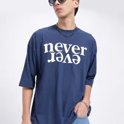 glitchez Striking Typography Drop-Shoulder Sleeves Oversized T-shirt-picture-29