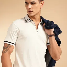 French Connection Pure Cotton Polo Collar T-shirt-picture-29