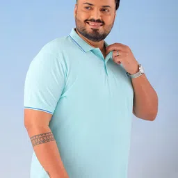hardsoda by the indian garage co HARDSODA Men Polo Collar Applique T-shirt image 3
