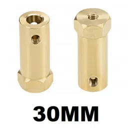 30mm Long 6mm Hex Wheel Coupling For Robot Smart Car Motor Shaft Adapter - RS724930mm Long 6mm Hex Wheel Coupling For Robot Smart Car Motor Shaft Adapter - RS7249 image 1