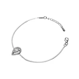 Clara Pear 92.5 Sterling Silver Swarovski Zirconia Bracelet-picture-27