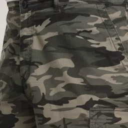 Melon by PlusS Green Cotton Regular Fit Camouflage Plus Size Capris image 4