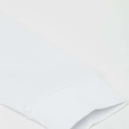 Calvin Klein Jeans Brilliant White Regular Fit Logo Printed Sweatshirt image 4