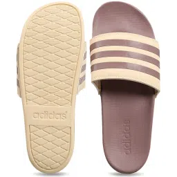 Adidas Women's ADILETTE COMFORT Cream Slides image 4