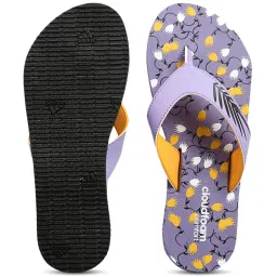 Adidas Women's CLOUDFOAM W Purple Flip Flops image 4