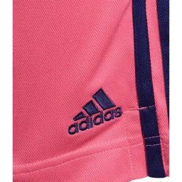 Adidas Kids Real A Y Pink Striped Shorts image 4
