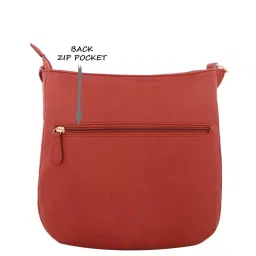 Lavie Marma Red Solid Sling Bag image 4