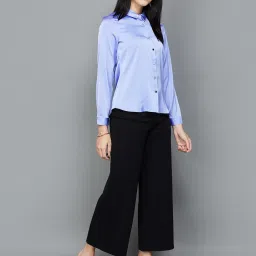 Code by Lifestyle Purple Regular Fit Shirt image 4