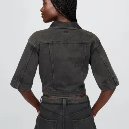 GAP Black Regular Fit Jacket image 2