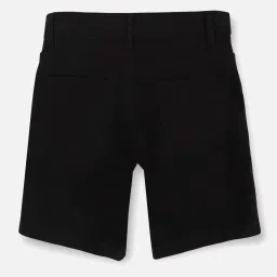 Gini & Jony Boys Black Solid Bermuda image 2