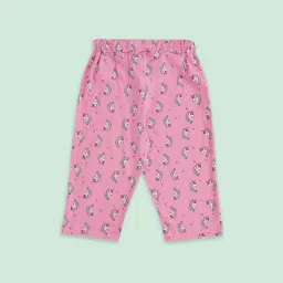 Pantaloons Junior Yellow & Pink Cotton Printed Capri (Pack of 2) image 4