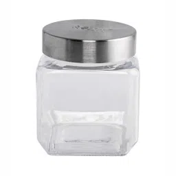 ROXX Transparent Glass Storage Jars (450 ml) - Set of 4 image 3
