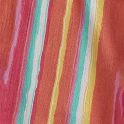 Pantaloons Junior Multicolor Cotton Striped Jumpsuit image 4