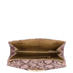 Lavie Pink Textured Wallet for Women image 4