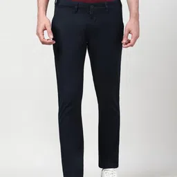 Peter England Casuals Men Mid Rise Skinny Fit Trousers-picture-23
