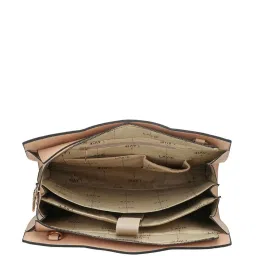 Lavie Beige Solid Large Handbag image 4