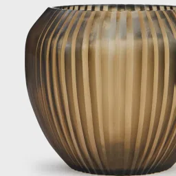 Fabindia Home Nabhraj Maaya Grey Glass Samll Hurricane image 5