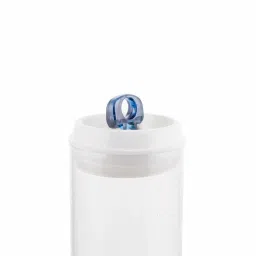 White Gold Transparent Glass Storage Jars (1650 ml) - Set of 2 image 5