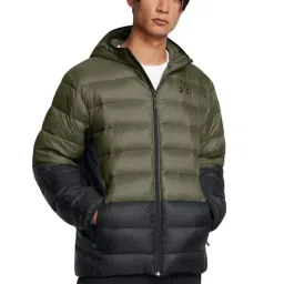 UNDER ARMOUR Green Legend Down Hooded Regular Fit Jacket-image-58