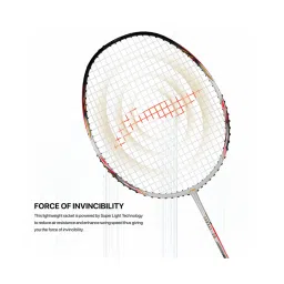 Li-Ning Combat Z8 Badminton Racket (White) Size - Medium image 4