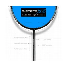 Li-Ning G-Force X5 Badminton Racket (Core Black) Size - Medium image 4