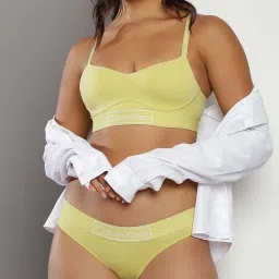 Calvin Klein Underwear Celery Sprig Regular Fit Bikini Top image 4