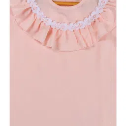 NINS MODA Kids Peach Solid Top image 4