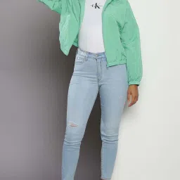 Calvin Klein Jeans Neptunes Wave Logo Relaxed Fit Casual Jacket image 4