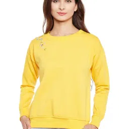 Belle Fille Yellow Embellished Sweatshirt-image-42