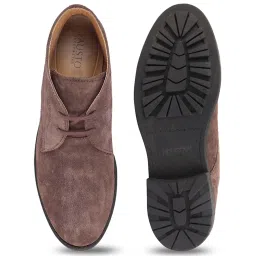 Fausto Men's Brown Chukka Boots image 4