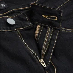 IVOC Black Regular Fit Distressed Jeans image 4