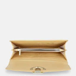 Forever Glam by Pantaloons Yellow Leather Medium Wallet for Women image 4