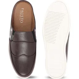 Fausto Men's Coffee Mule Shoes image 4