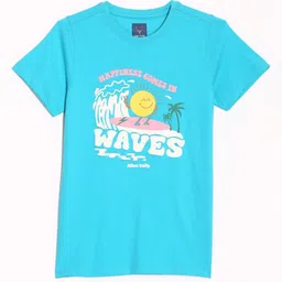 Allen Solly Junior Boys Graphic Printed Round Neck Cotton T-shirt-picture-31